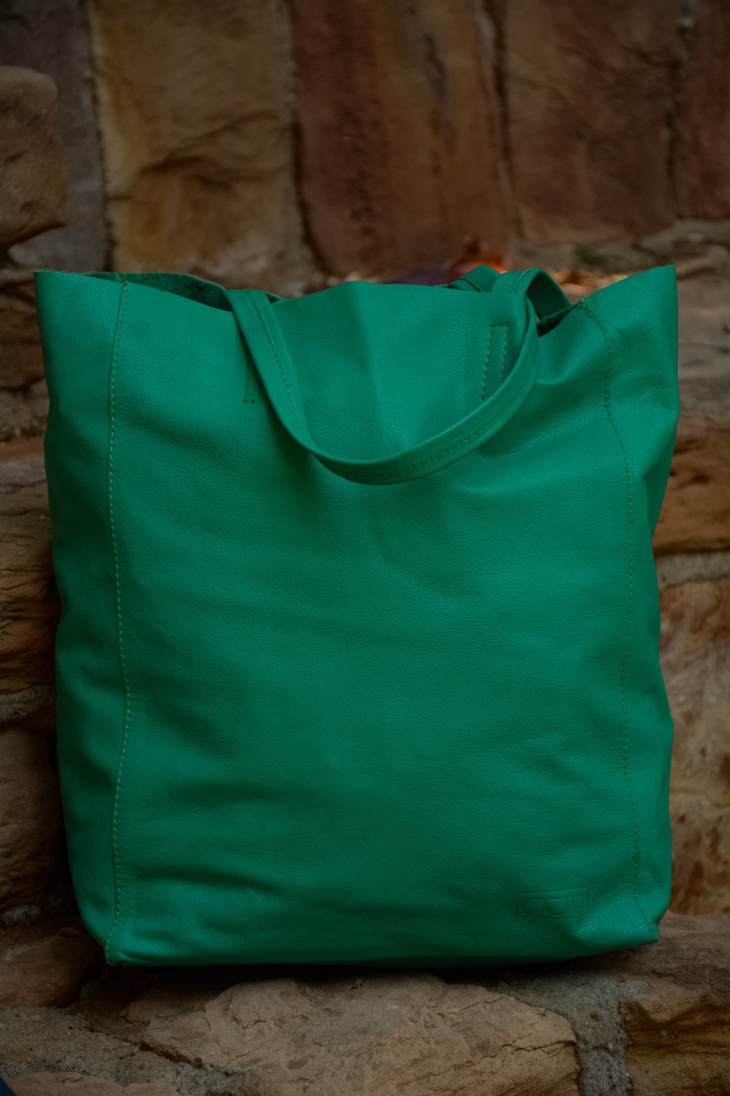 Genuine Leather Bag Green