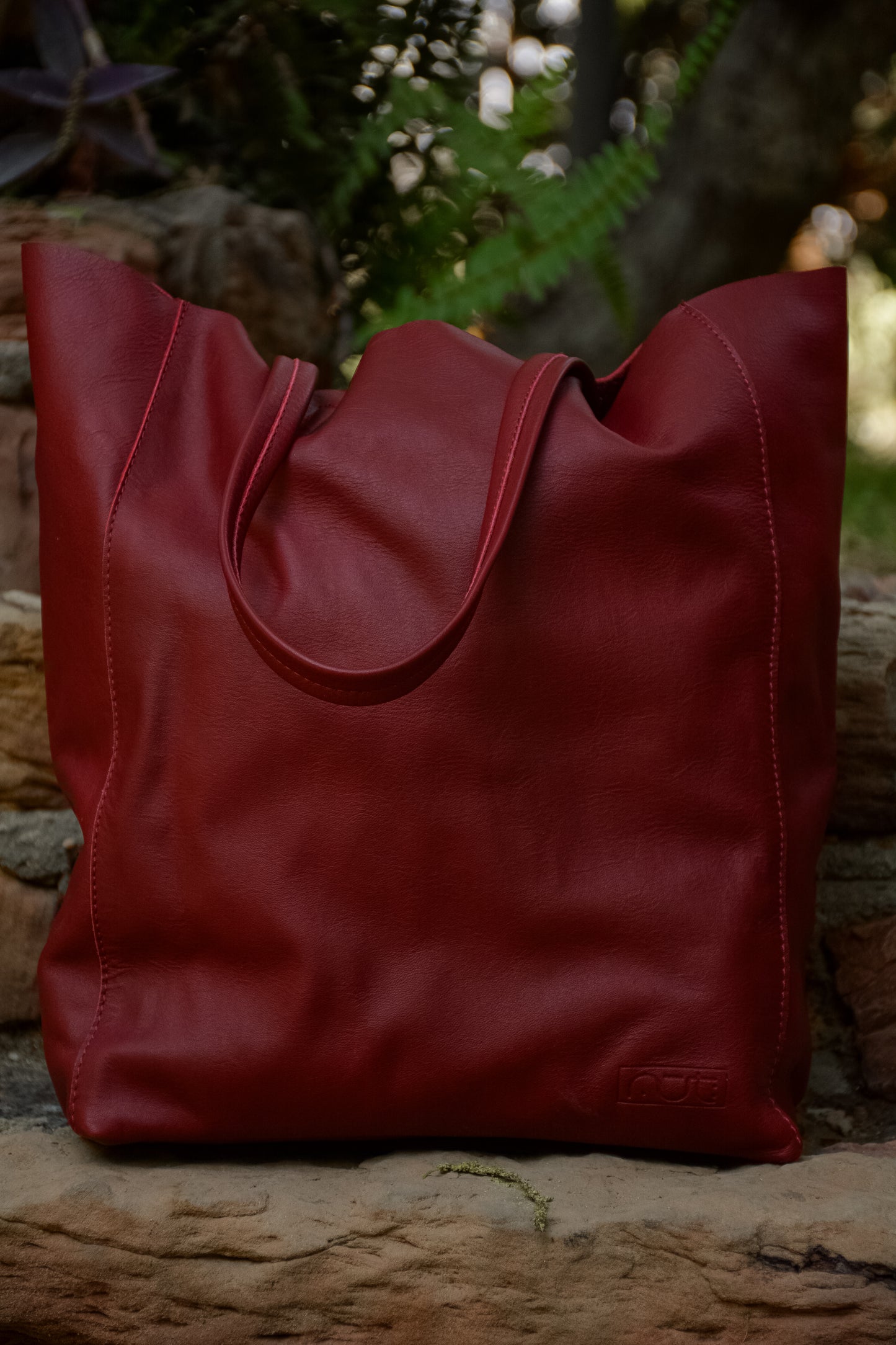 Genuine Leather Bag Red
