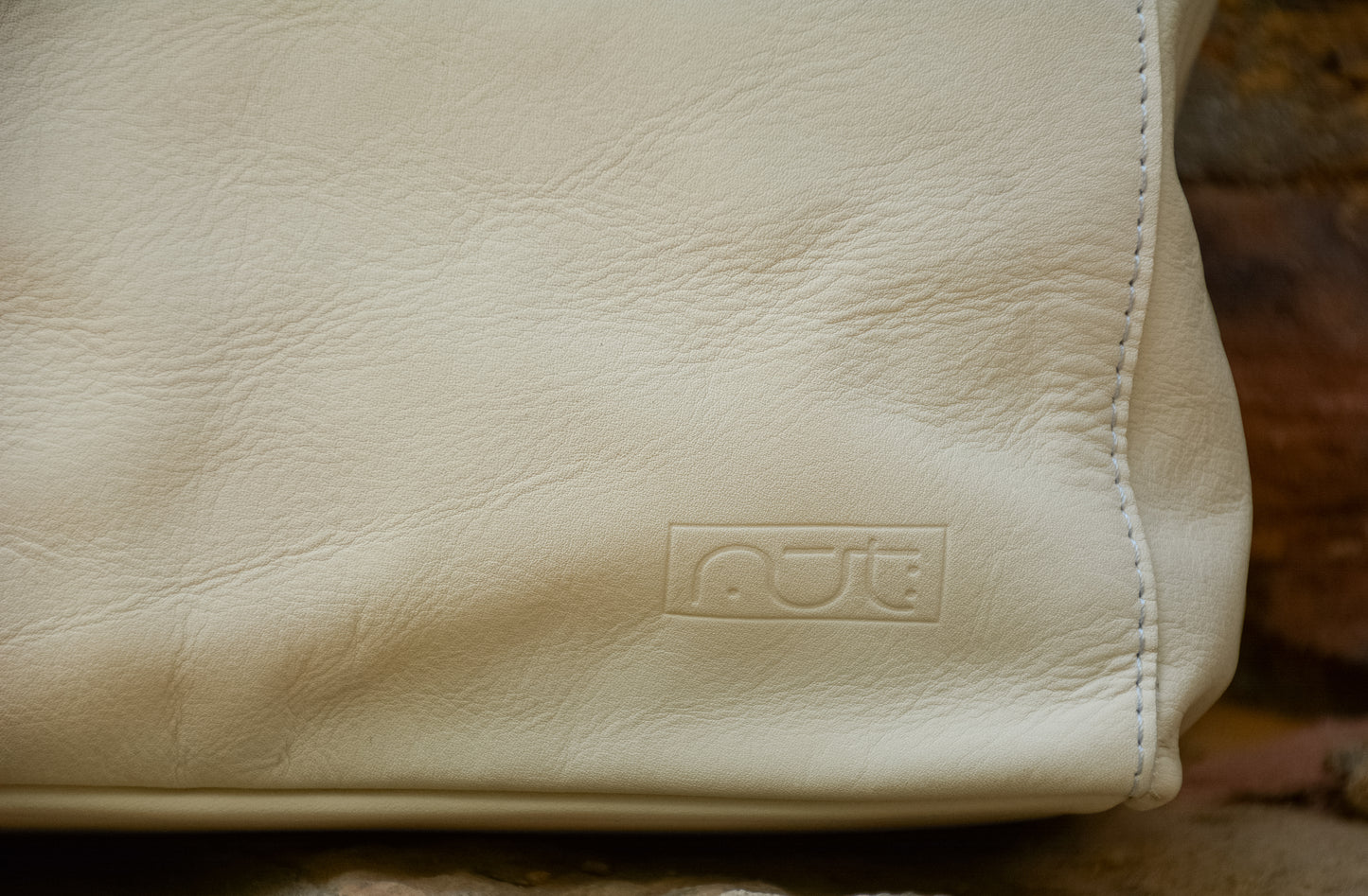 Genuine Leather Bag White