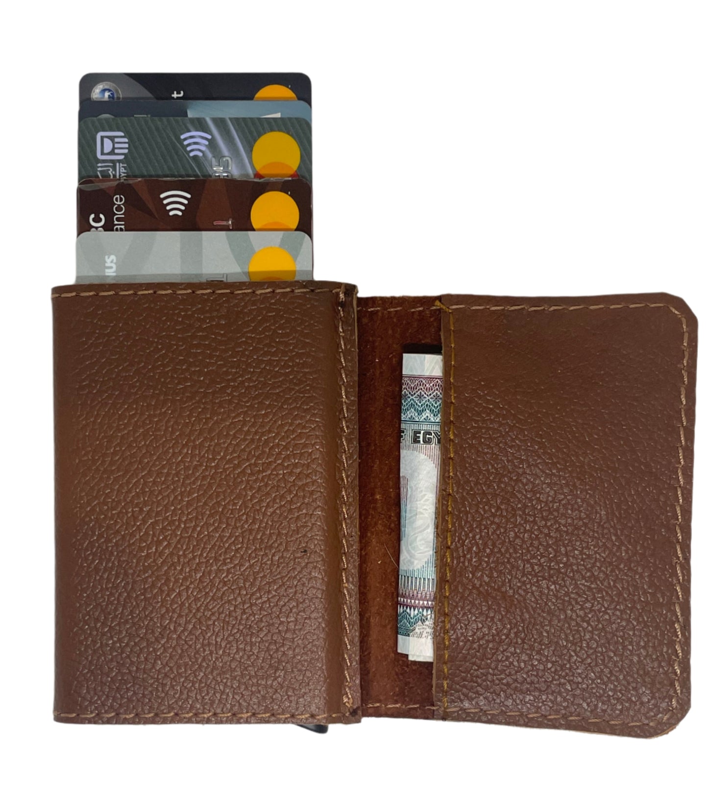 Brown Anti-Theft Wallet