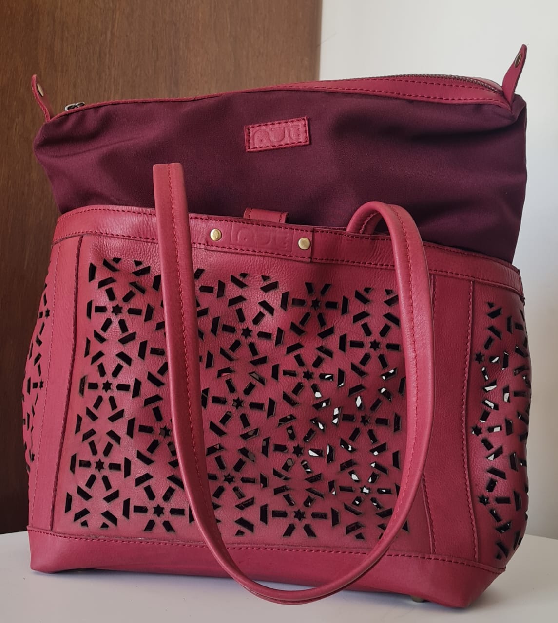 Mashrabiya Bag - Purple