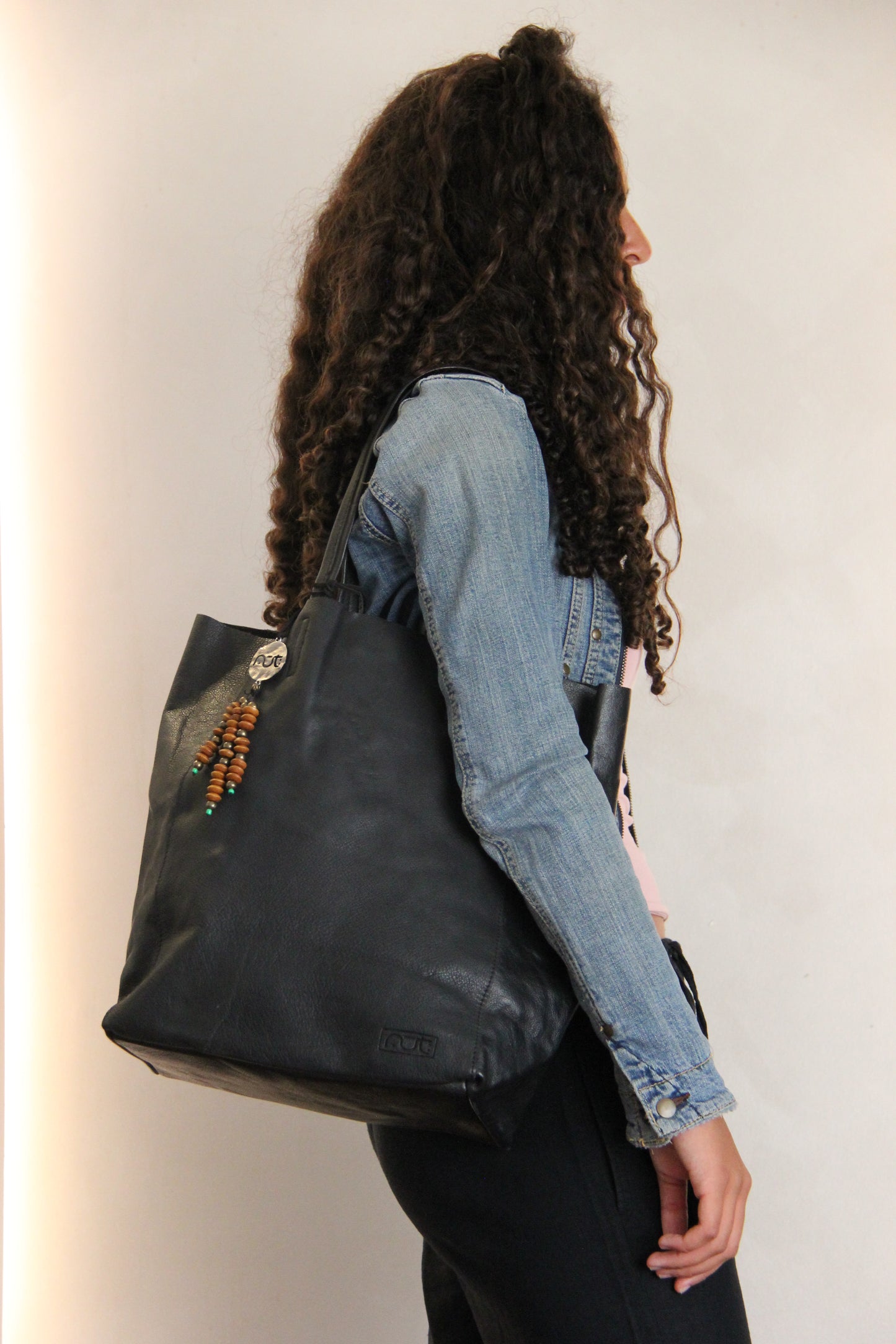 Genuine Leather Bag Black