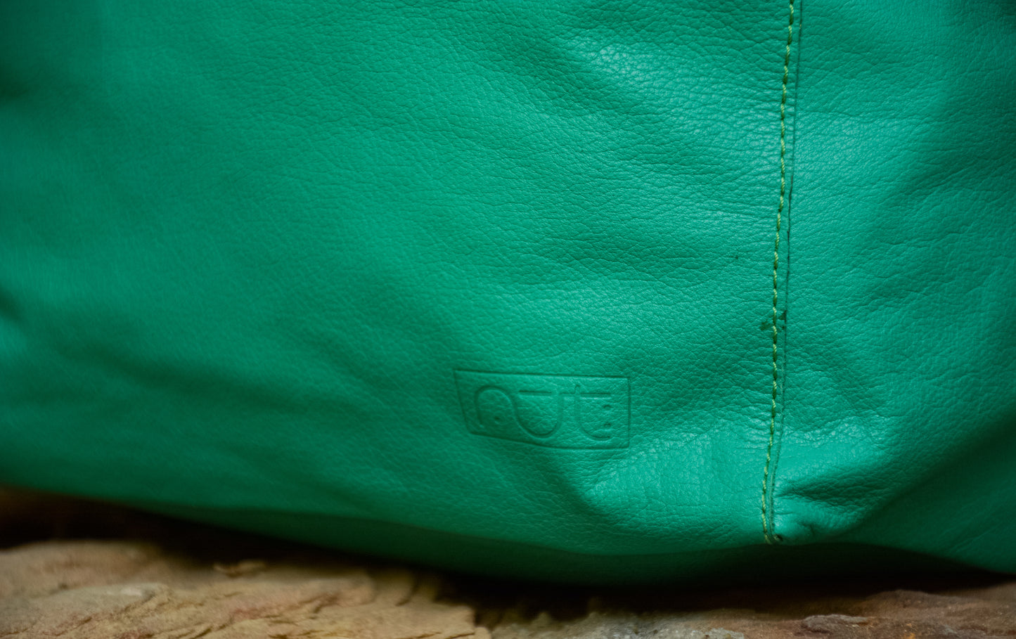 Genuine Leather Bag Green