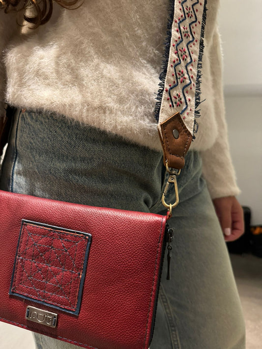 Blue Handmade bag strap